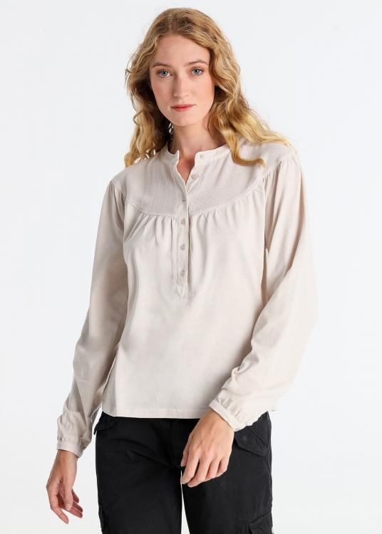 lois jeans Blouse manches longues avec Empiècement résille