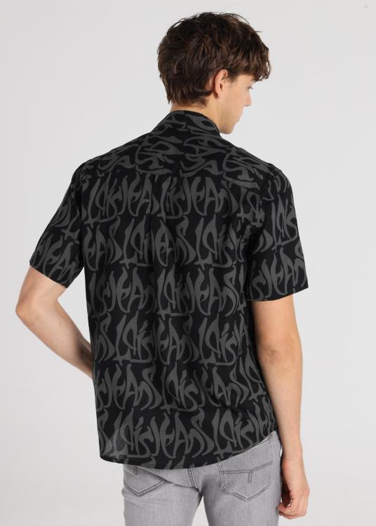 Lois Jeans Chemise à Manches Courtes - Imprimé Cascade Motorwear