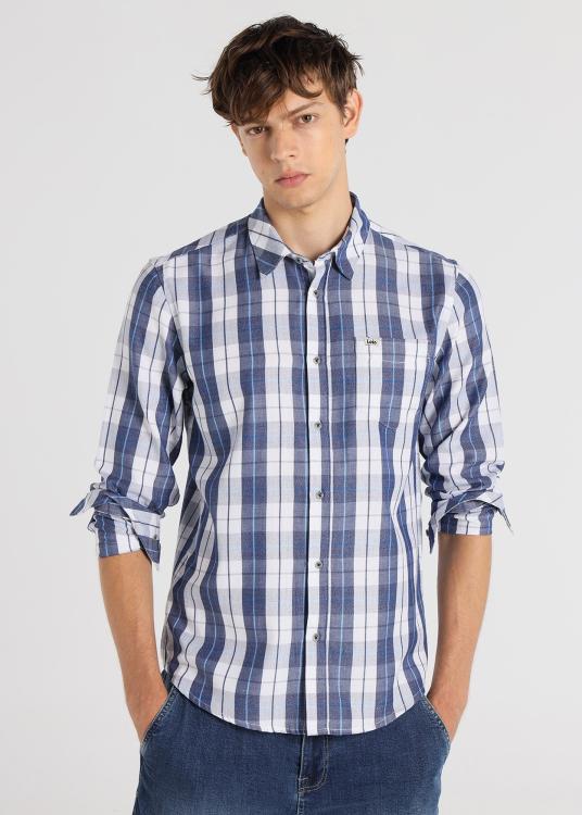 lois jeans Chemise à manches longues - Imprimé à carreaux avec poche poitrine