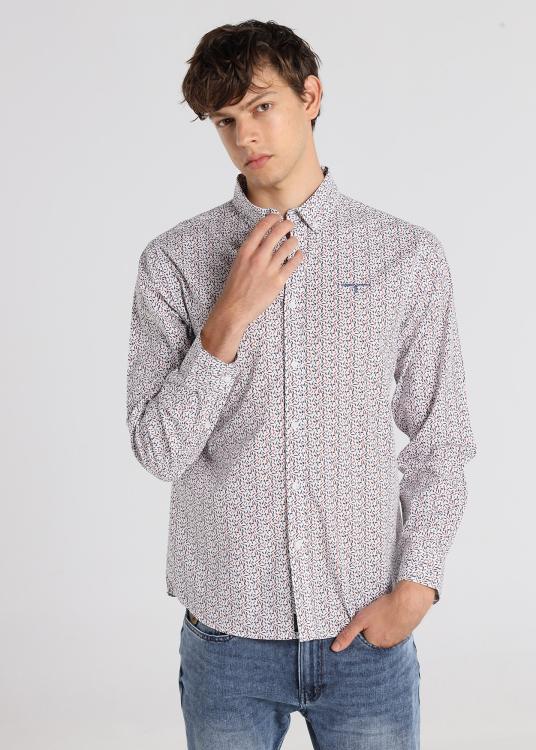 lois jeans Chemise à manches longues - Mini imprimé avec logo brodé sur la poitrine