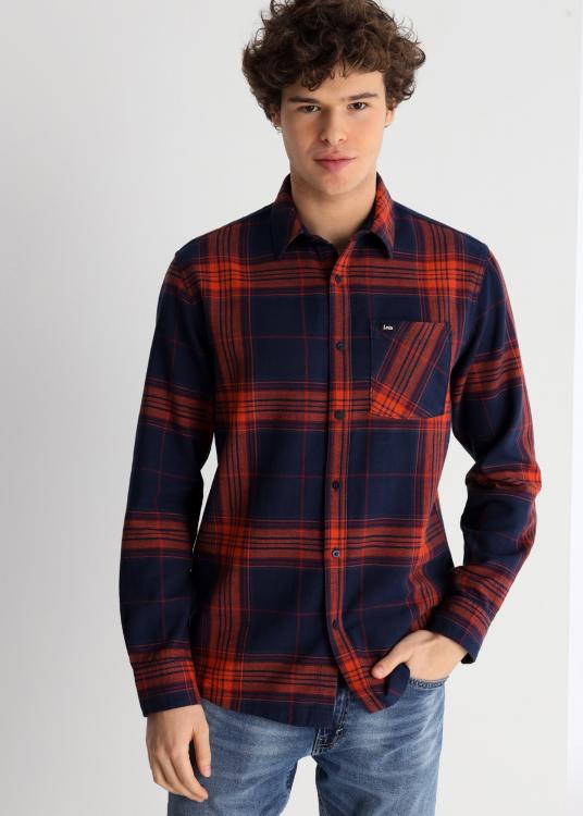 lois jeans Chemise manches longues à carreaux et poches plaquées