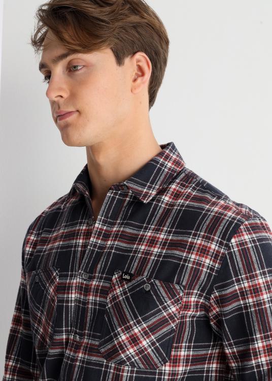 lois jeans Chemise manches longues à carreaux et poches plaquées