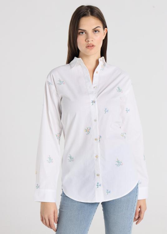 Lois Jeans Chemise - Manches Longues Imprimé Freedom Brodé
