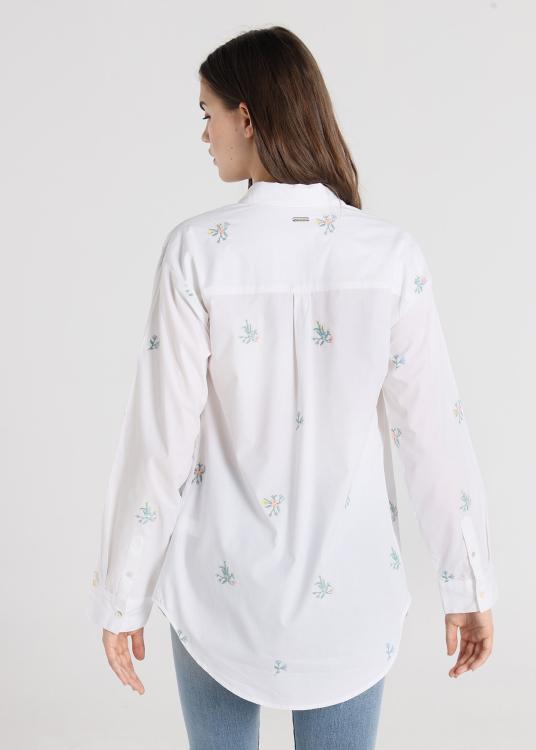 Lois Jeans Chemise - Manches Longues Imprimé Freedom Brodé