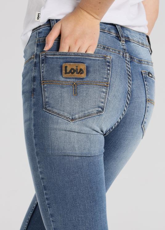 Lois Jeans Jean Skinny Coupe Cheville - Taille Courte