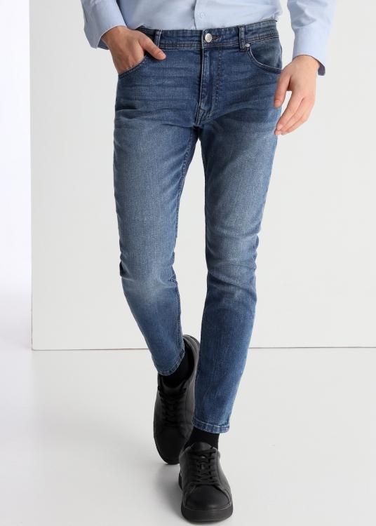 lois jeans Jeans Délavage Bleu médium Clair Coupe Skinny Taille Moyenne