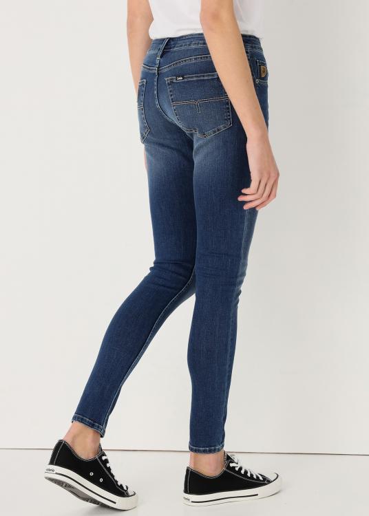 Lois Jeans Jeans Délavage Double Stone Coupe Skinny Taille Basse