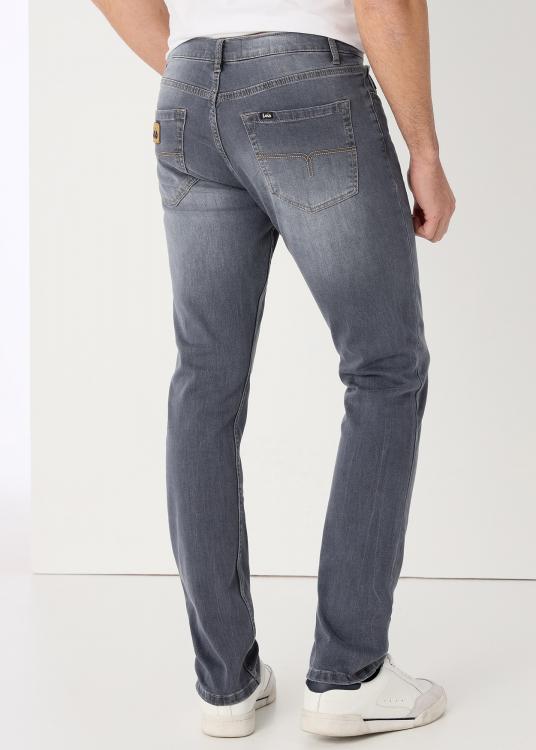 Lois Jeans Jeans Délavage Gris Médium Coupe Slim Taille Moyenne