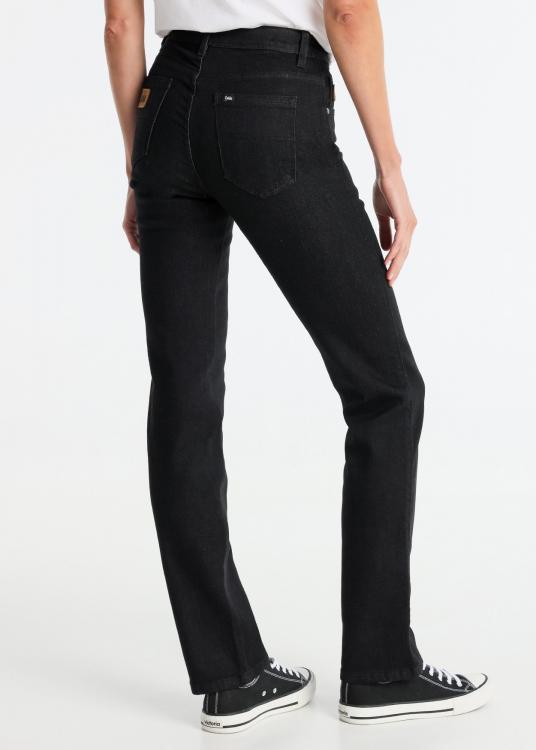 Lois Jeans Jeans Délavage Gris Tissu Trutemp 365 Coupe Droite Taille Basse