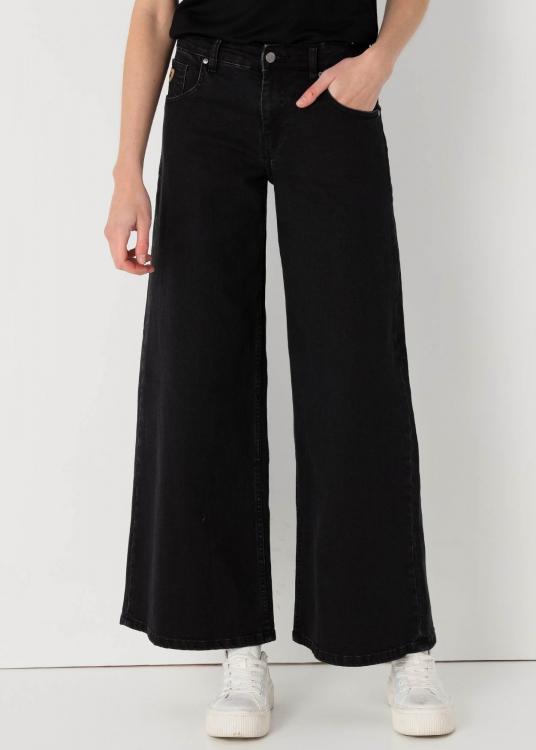 lois jeans Jeans Délavage Noir Jample ample Taille haute