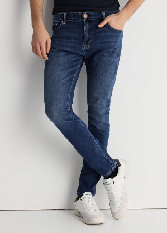 lois jeans Jeans Double stone Délavage Coupe Skinny Taille Moyenne