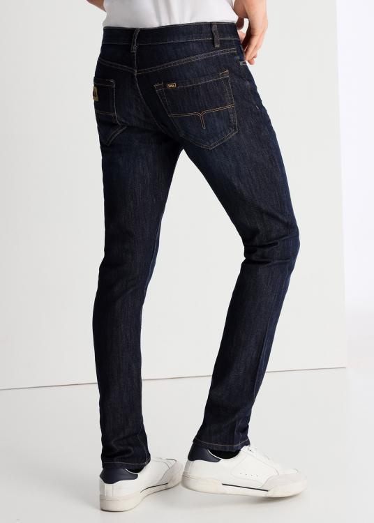 Lois Jeans Jeans Rinse Bleu Bi-Strech Coupe Slim Taille Moyenne
