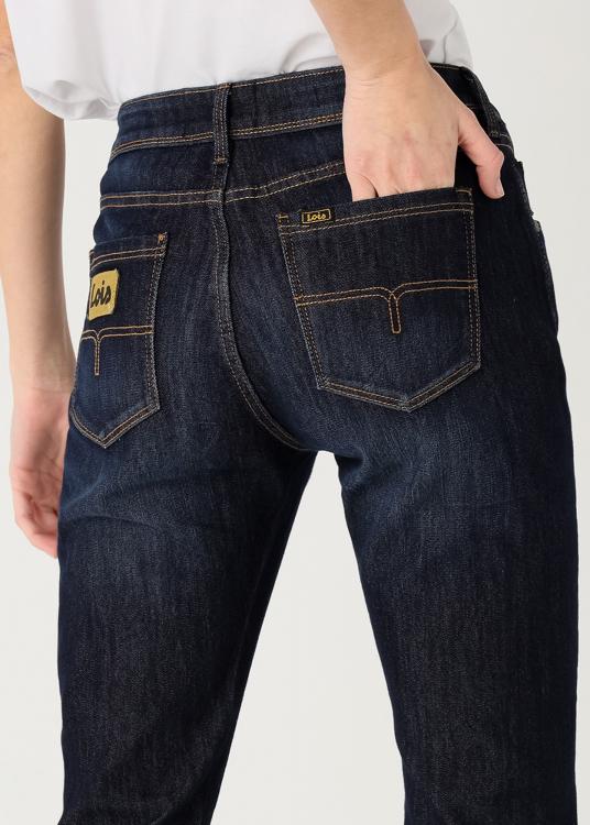 Lois Jeans Jeans Rinse Ocean Bi-stretch Coupe Droite Taille Basse
