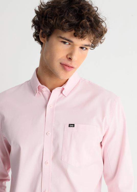 Lois Jeans Chemise Manches Longues Tissu Sergé