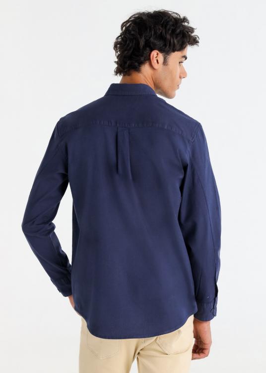 Lois Jeans Chemise Manches Longues Tissu Sergé