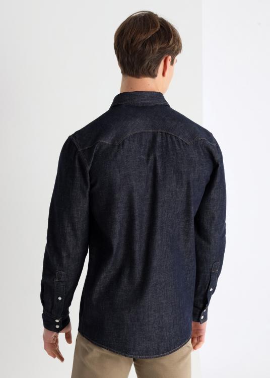 Lois Jeans Chemise Rinse Denim Manches Longues