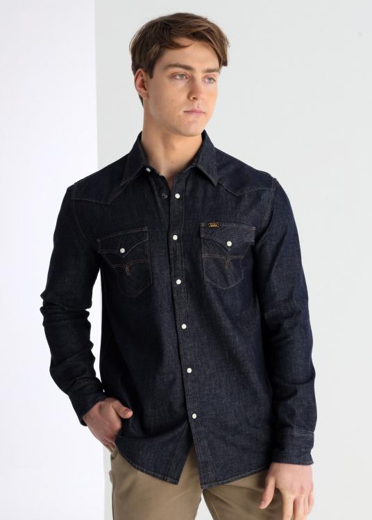 lois jeans Chemise Rinse Denim manches longues