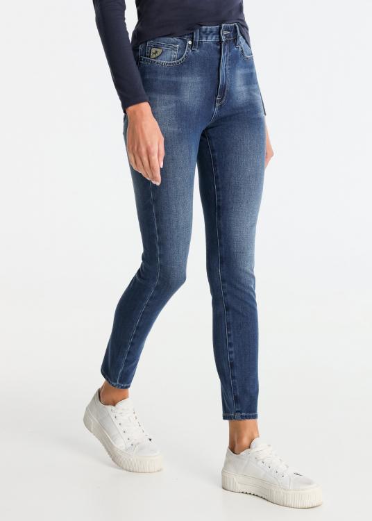 lois jeans Jeans Délavage Bleu foncé bi-stretch