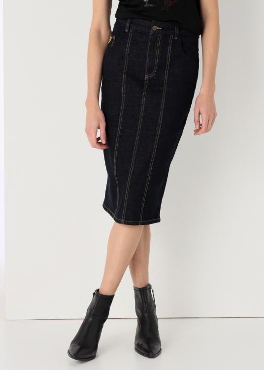 lois jeans Jupe Denim Rinse