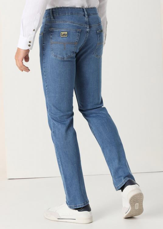 Lois Jeans Pantalon En Denim Coupe Droite