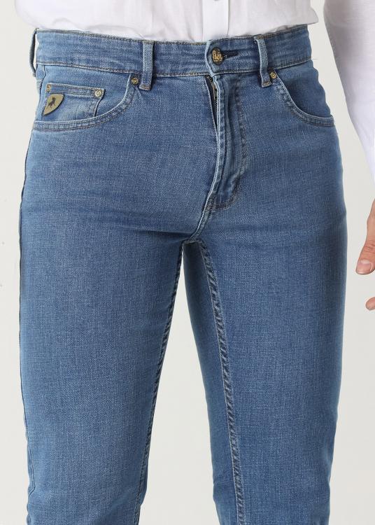 Lois Jeans Pantalon En Denim Coupe Droite
