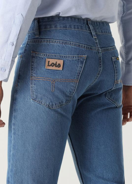 Lois Jeans Pantalon En Denim Coupe Droite