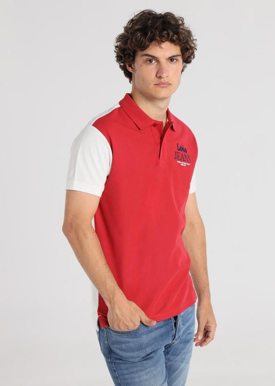 Lois Jeans Polo Block - Manches Courtes Bicolores