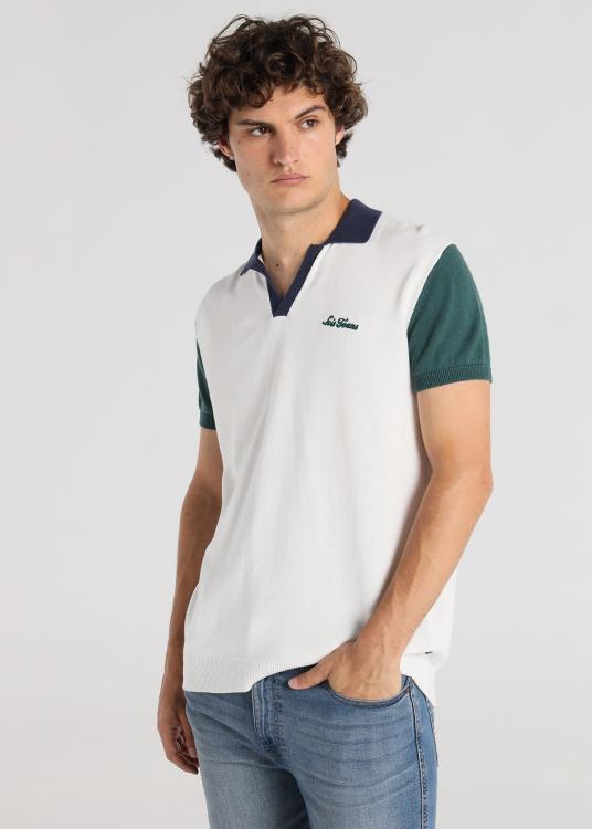 lois jeans Polo contrasté - Maille manches courtes