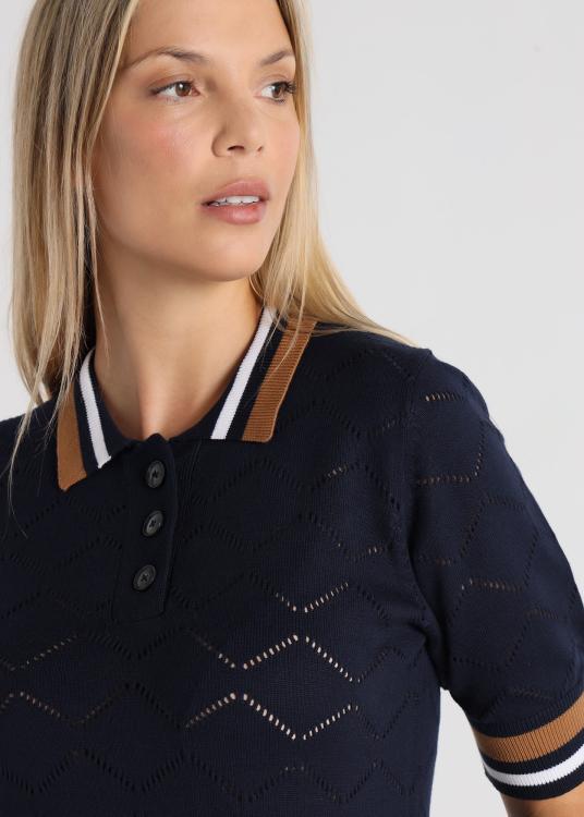 Lois Jeans Polo - Maille Ample à Manches Courtes