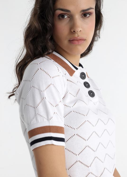 Lois Jeans Polo - Maille Ample à Manches Courtes