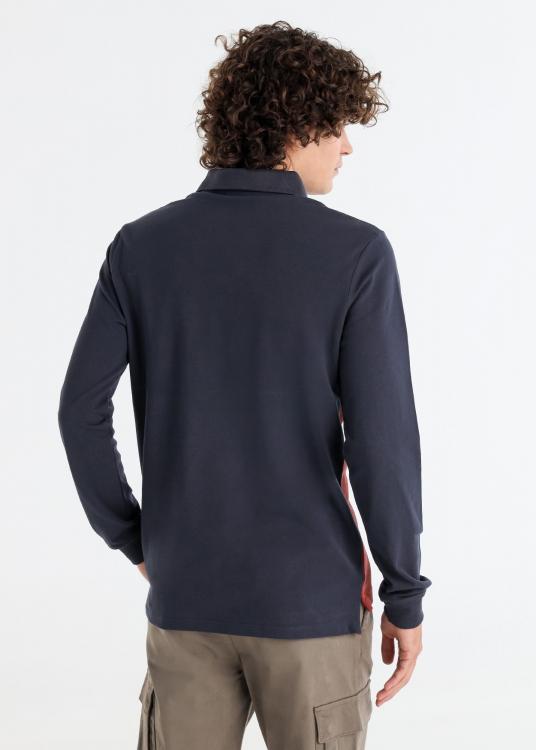 Lois Jeans Polo Manches Longues Piqué