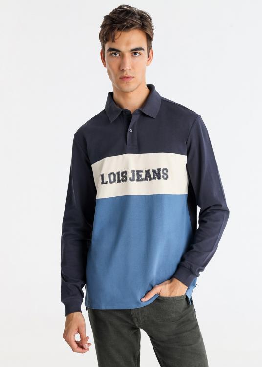 lois jeans Polo manches longues Piqué
