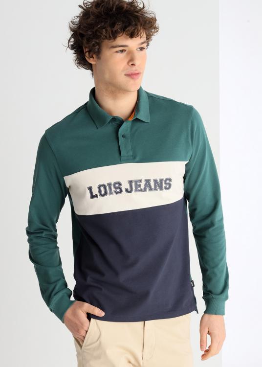 lois jeans Polo manches longues Piqué