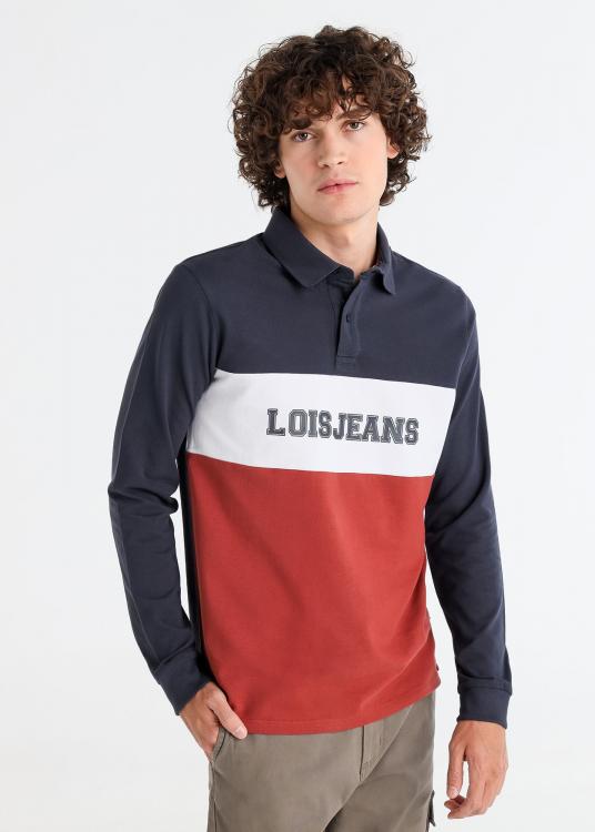 lois jeans Polo manches longues Piqué