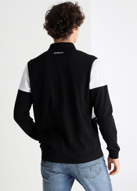 Lois Jeans Polo Tri-couleur Manches Longues
