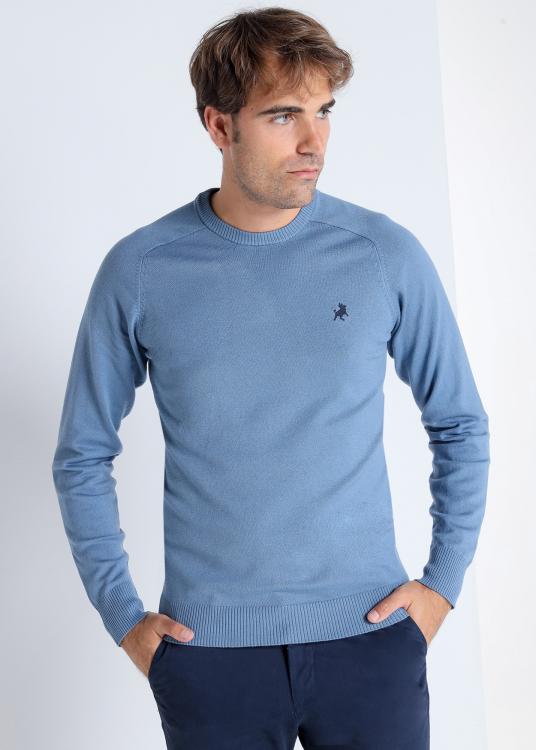 Lois Jeans Pull Basic Col Rond