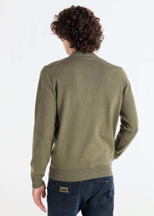 Lois Jeans Pull Basique Semi-montant Logo Brodé