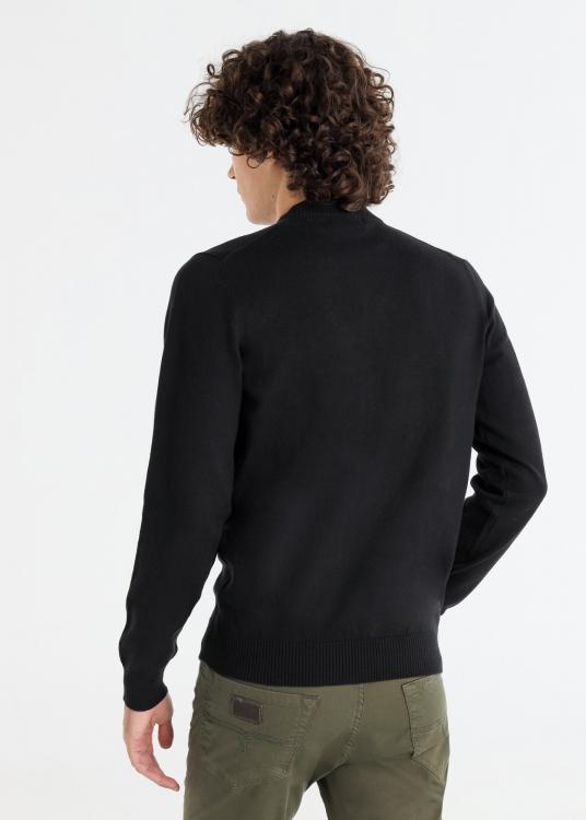 Lois Jeans Pull Basique Semi-montant Logo Brodé