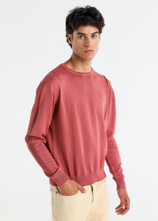 lois jeans Pull Col rond avec nervures