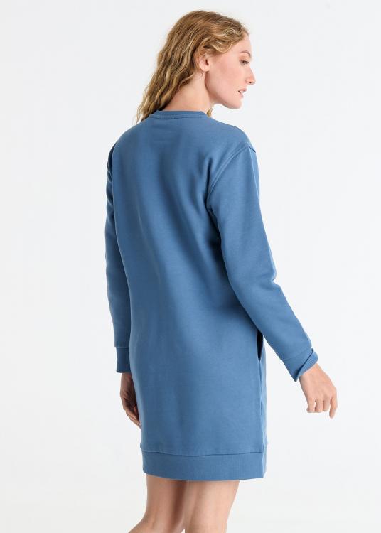 Lois Jeans Robe Sweat Poches Latérales Brodé Lois