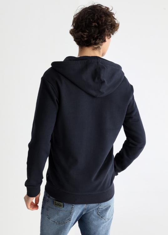 Lois Jeans Sweat à Capuche Zippé Brodé