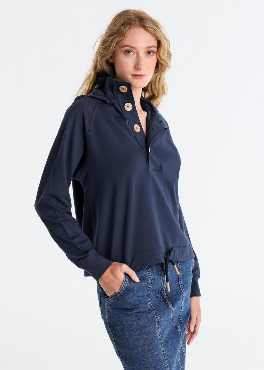 lois jeans Sweat-shirt avec capuche démontable