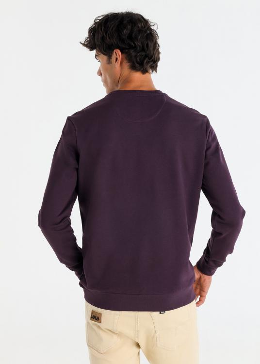 Lois Jeans Sweat-shirt Basique Col Rond Patch Logo