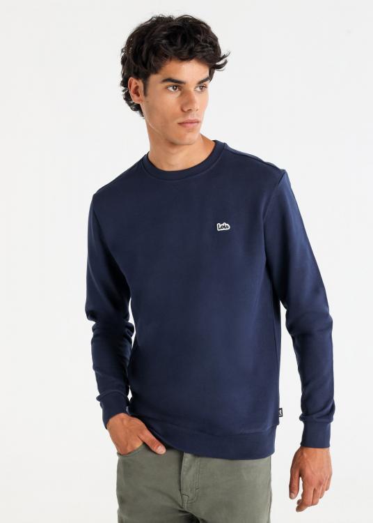 Lois Jeans Sweat-shirt Basique Col Rond Patch Logo
