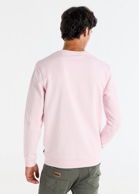 Lois Jeans Sweat-shirt Col Rond Brodé Lois