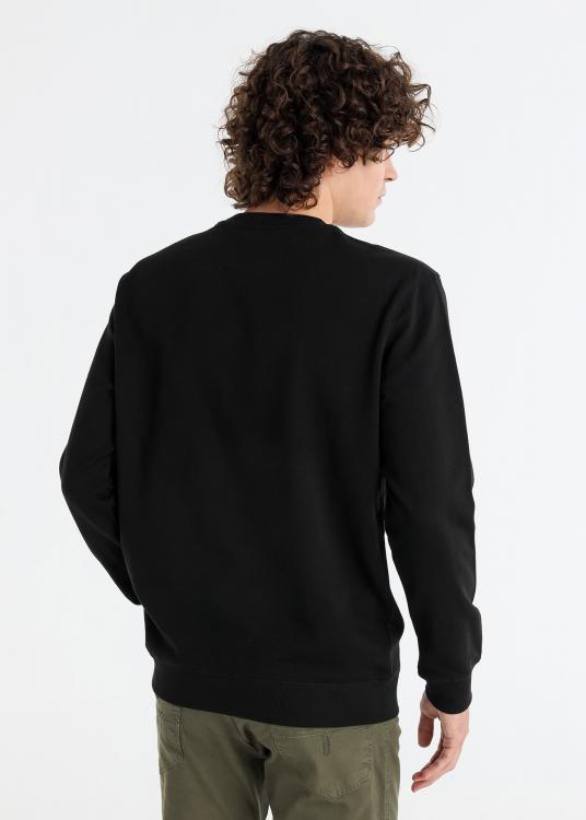 Lois Jeans Sweat-shirt Col Rond Brodé Lois