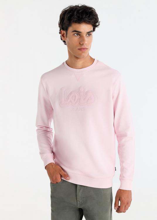 lois jeans Sweat-shirt Col rond Brodé Lois