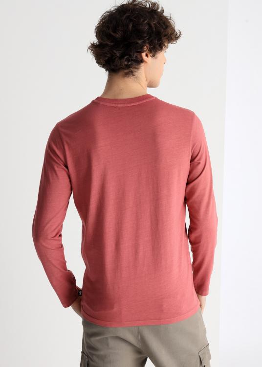 Lois Jeans T-shirt Basique Manches Longues Overdye