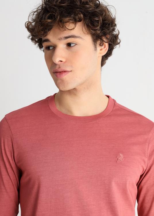 Lois Jeans T-shirt Basique Manches Longues Overdye