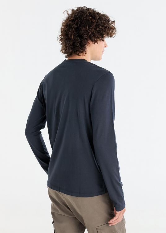 Lois Jeans T-shirt Basique Manches Longues Overdye